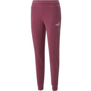 Puma Dusty Orchid Pink Velour Velvet Sweatpants Joggers Sweat Pants Sz Small VGC